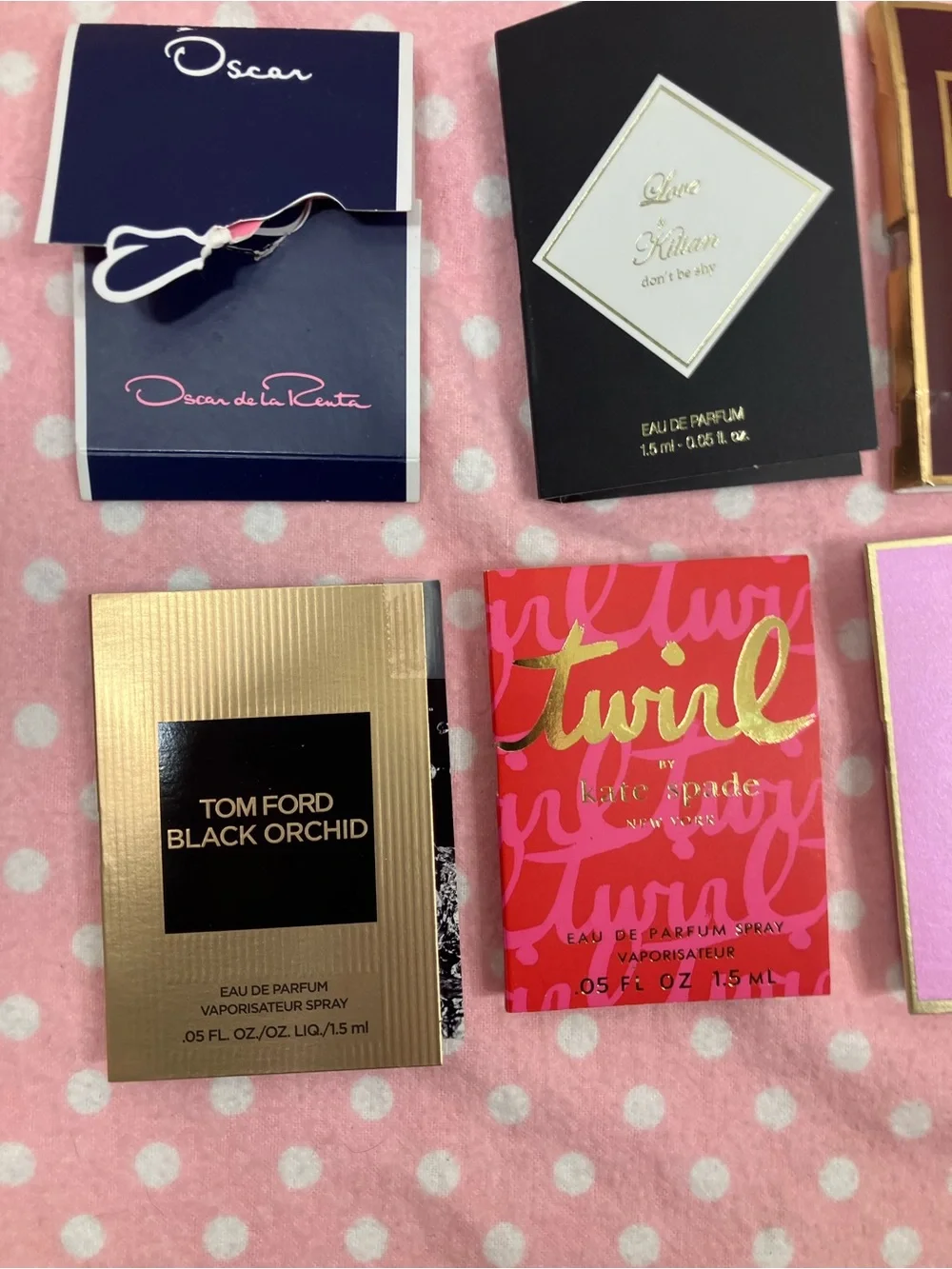 8 Samples - Designer fragrance